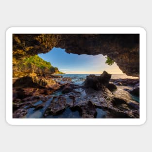 Christmas Island Cave Sticker